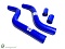 Патрубки радиатора ВАЗ 2108, 2109, 21099, карбюратор, синие, комплект