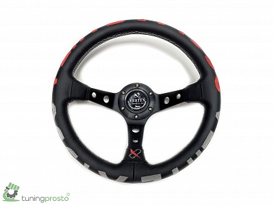 Рулевое колесо Vertex Deep Black Air style, красный