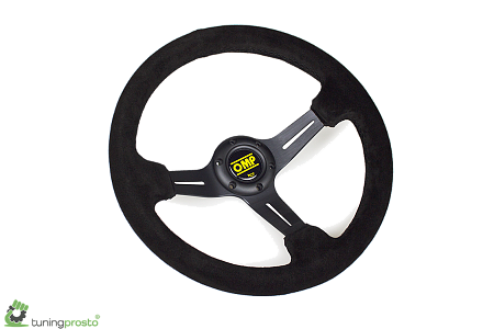 Рулевое колесо OMP RS Steering style с выносом, замша