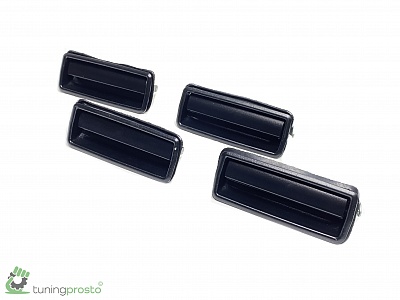 Дверные ручки ВАЗ 2105, 2107, стандарт, черные, комплект