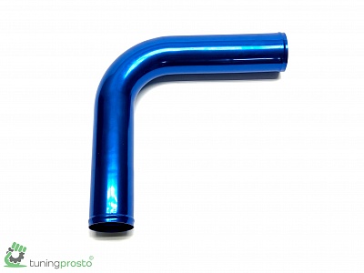 Труба алюминиевая 76 мм, 90 гр, синяя