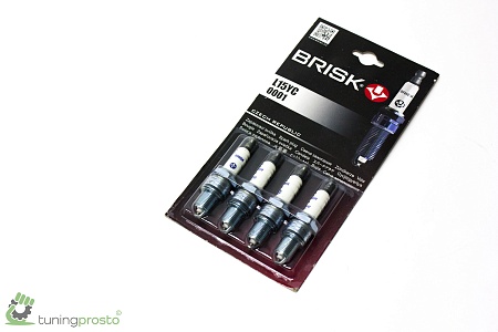 Свечи зажигания Brisk L15YC 8 кл карбюратор, комплект
