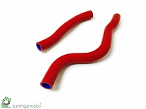 Патрубки охлаждающей жидкости ВАЗ 2123, красные, комплект