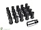 Гайки колесные RAYS DURA-NUTS М12х1,25, стальные, черные, комплект