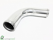 Труба алюминиевая 70 мм, 90 гр, длина 300 мм