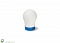 Насадка на ручку КПП ITSOK, шар, бело-синяя