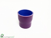 Патрубок силиконовый, переход 63-70 мм, фиолетовый