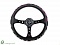 Рулевое колесо Vertex Deep Black Air style, розовый